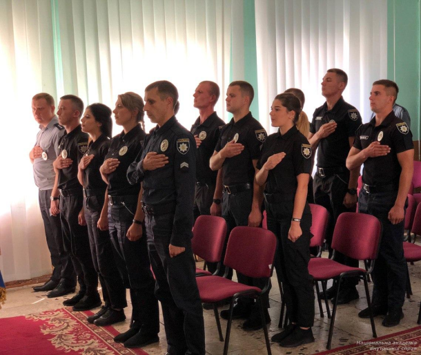 Урочисті заходи в КЦППП «Академія поліції» Фото 1