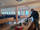 Заняття з мінної безпеки для курсантів 4 курсу